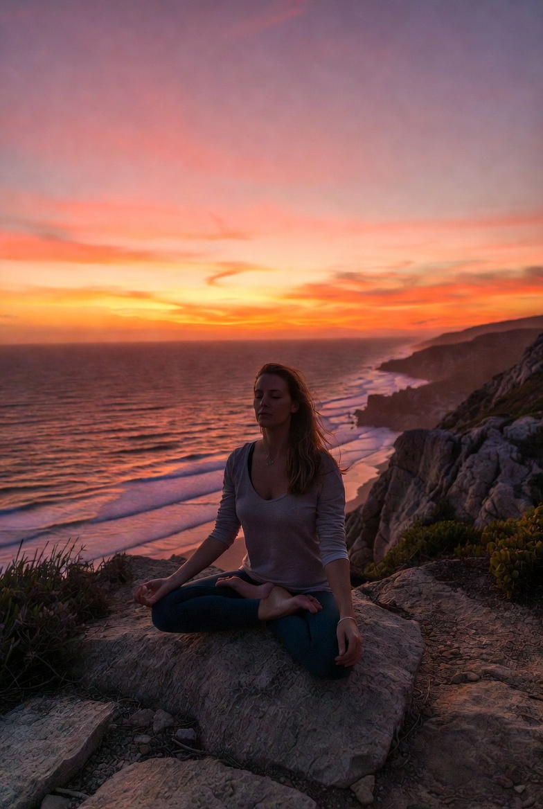 Collage style composition representing balanced daily lifestyle priorities